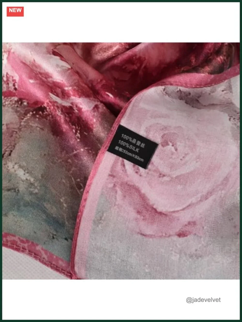 100% Mulberry Silk Neck Scarf 21